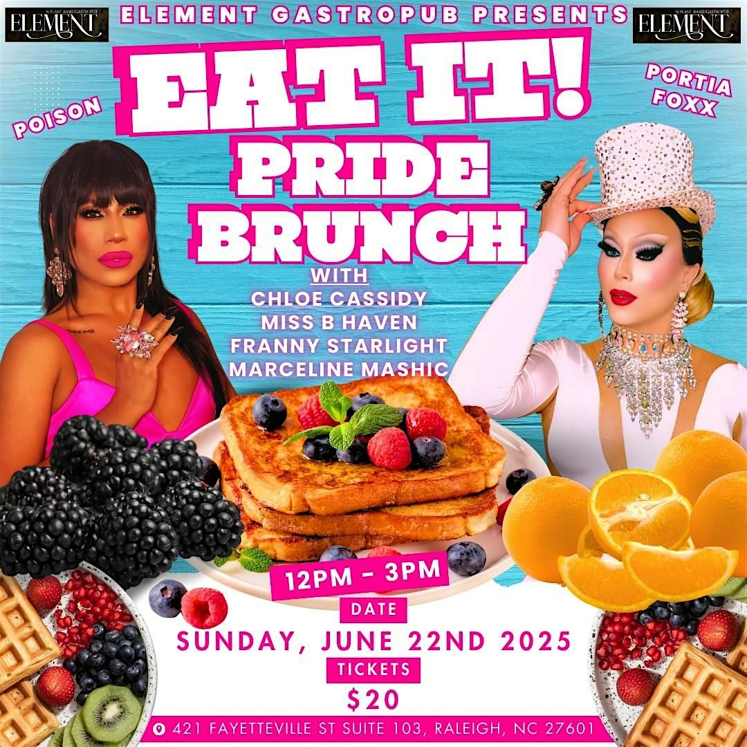 EAT IT! Pride Brunch at Element Gastropub, 22 June | Event in Raleigh | AllEvents