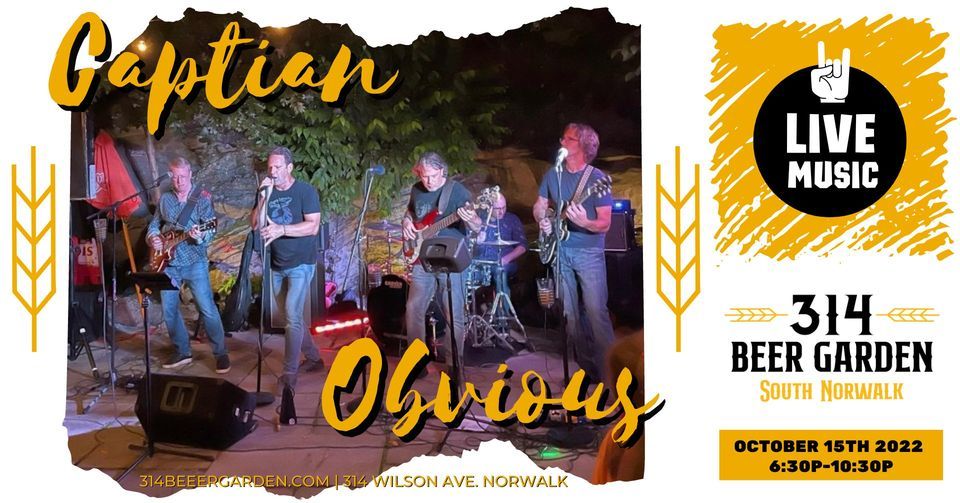 Captain Obvious, 314 Beer Garden, Norwalk, October 15 2022 AllEvents.in
