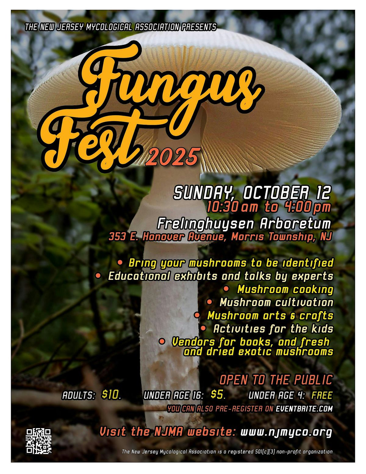 Fungus Fest 2025, 12 October | Event in Morristown | AllEvents