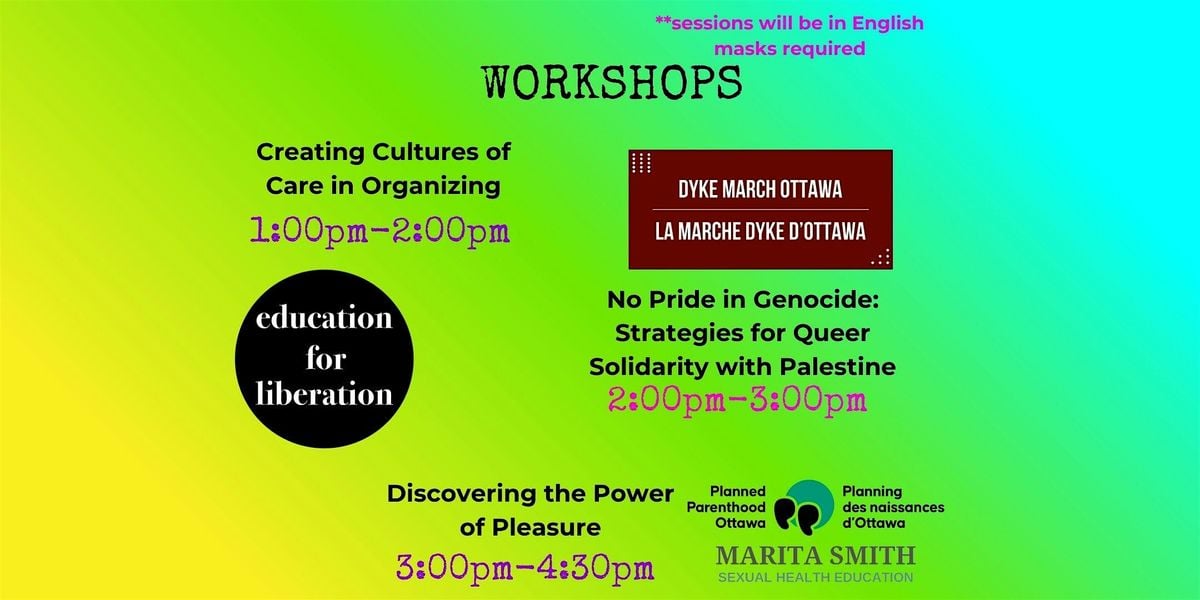 Pride is Political Workshop: Discovering the Power of Pleasure, 10 August | Event in Ottawa | AllEvents