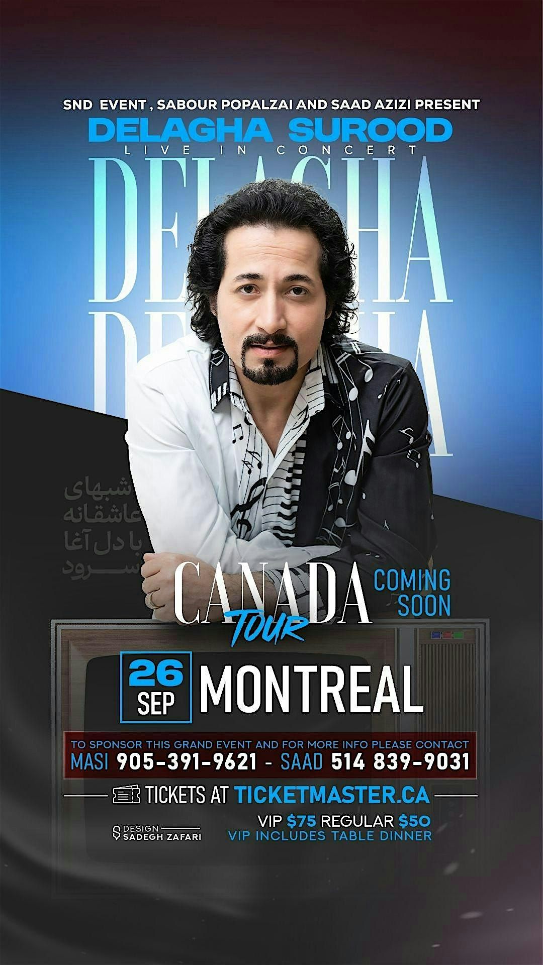Delagha surood Montreal 2025, 26 September | Event in Laval | AllEvents