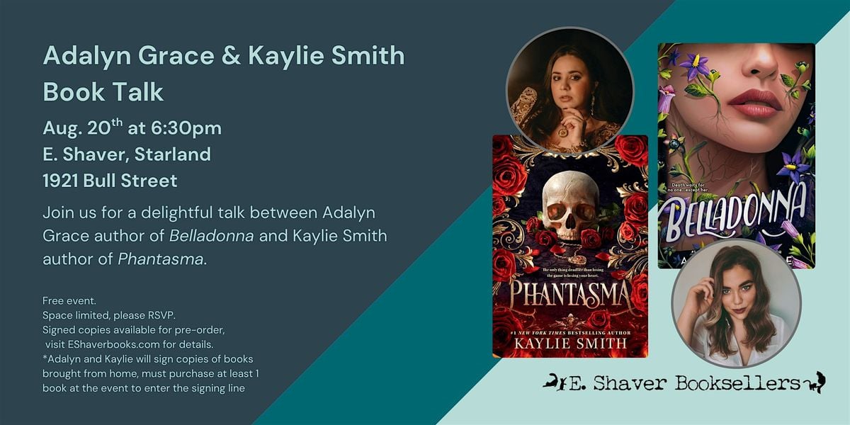 Adalyn Grace & Kaylie Smith Book Talk, 20 August | Event in Savannah | AllEvents