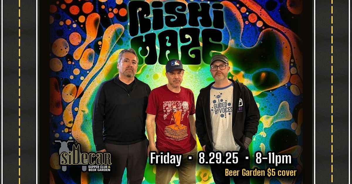 Rishi Maze in the Beer Garden, 29 August | Event in Batavia | AllEvents