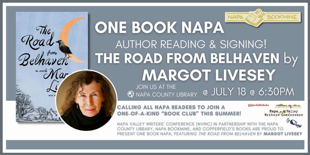 One Book Napa Reading and Book Signing with Margot Livesey, 18 July | Event in Napa | AllEvents