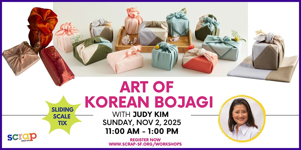 The Art of Korean Bojagi with Judy Kim, 2 November | Event in San Francisco | AllEvents