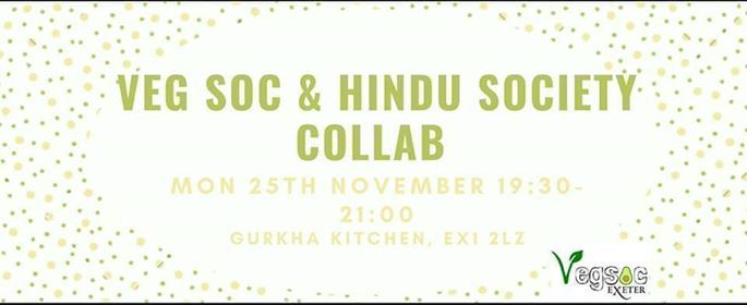 Hindu Society Collab At The Gurkha Kitchen Exeter