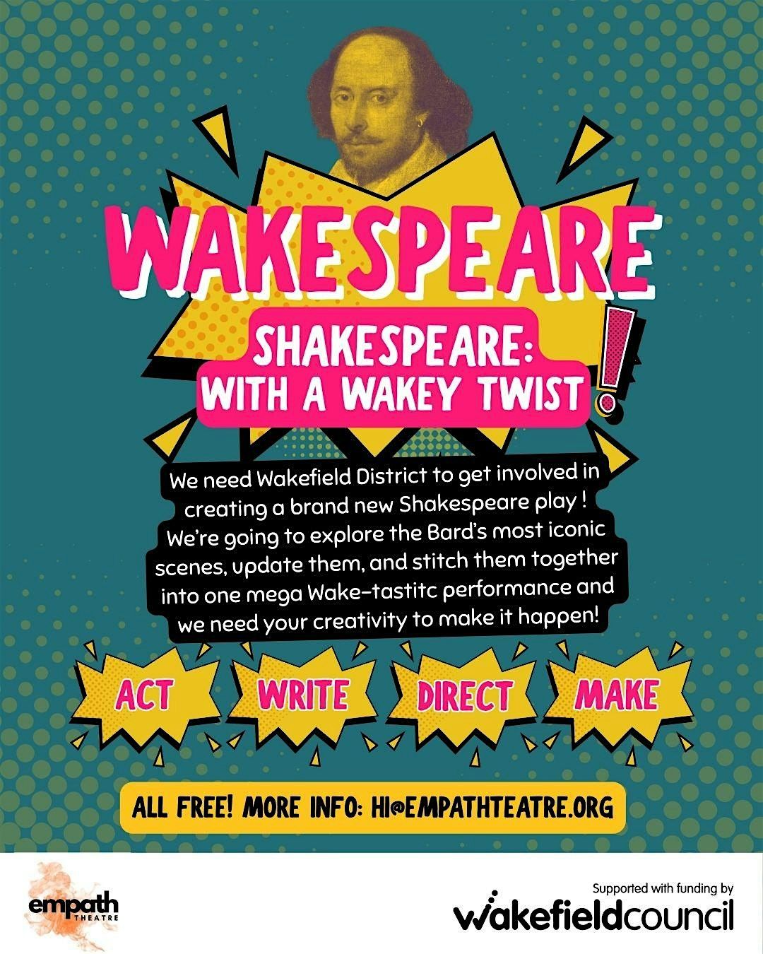 Wakespeare: The Acts of Portobello, 4 November | Event in Wakefield | AllEvents