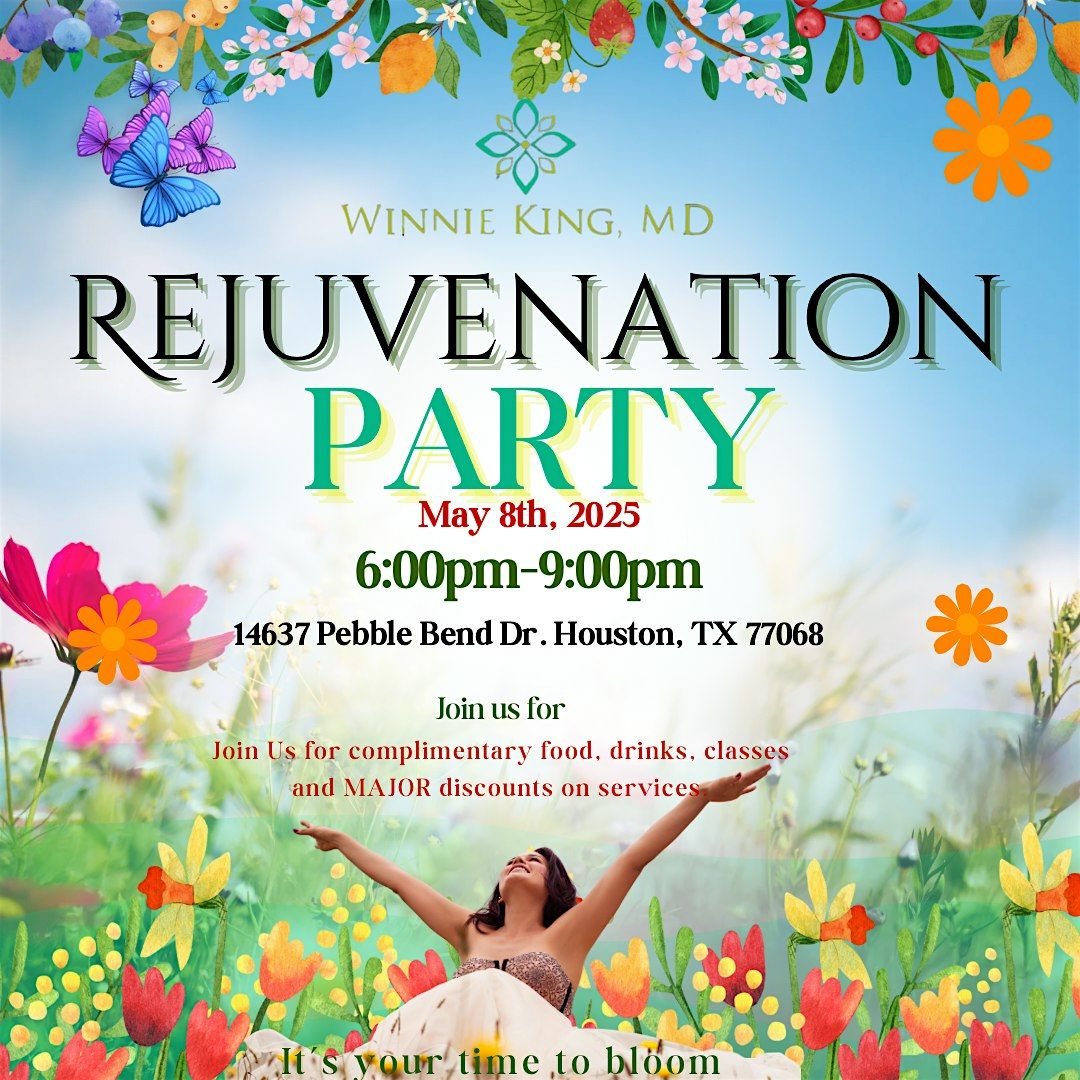 Rejuvenation Party, 8 May | Event in Houston | AllEvents