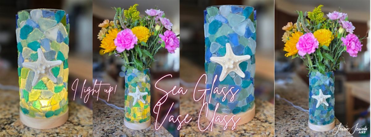 Sea Glass Vase or Lamp Workshop at Moonstone Art Studio, 27 June | Event in Warwick | AllEvents