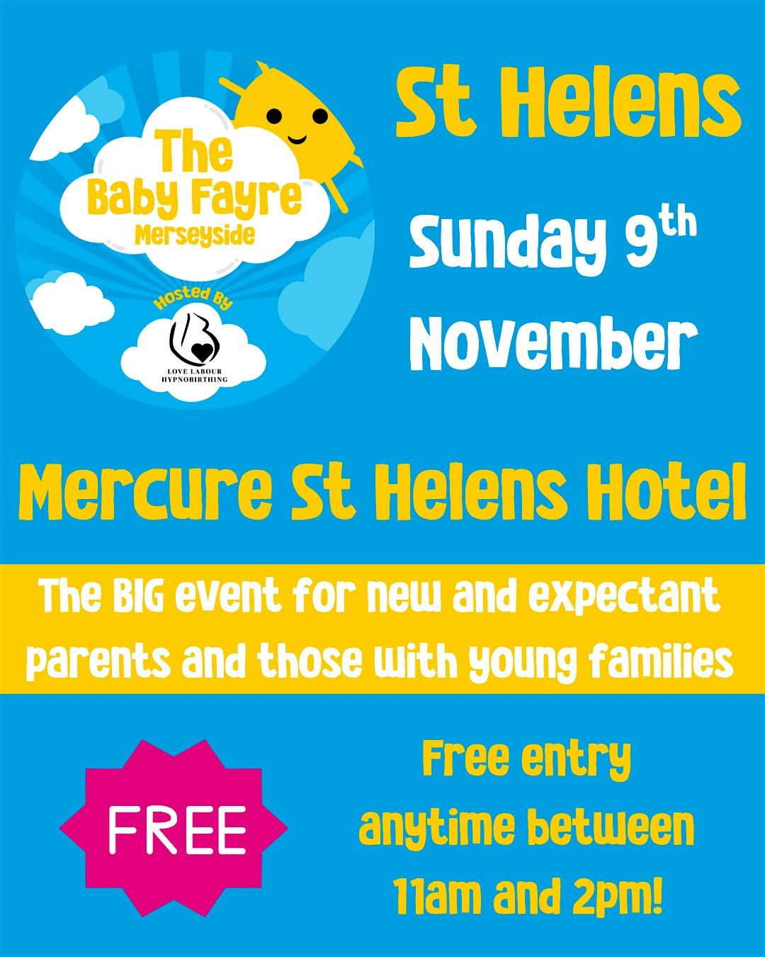 The Baby Fayre, St Helens , GOLDEN TICKETS Free Entry + Goodybag, 9 November | Event in St Helens | AllEvents