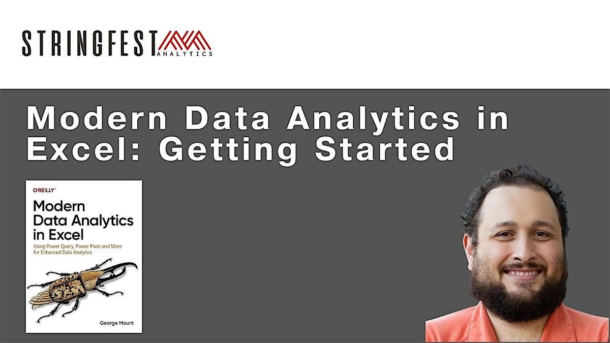 Modern Data Analytics in Excel: Getting Started, 17 September | Online Event | AllEvents