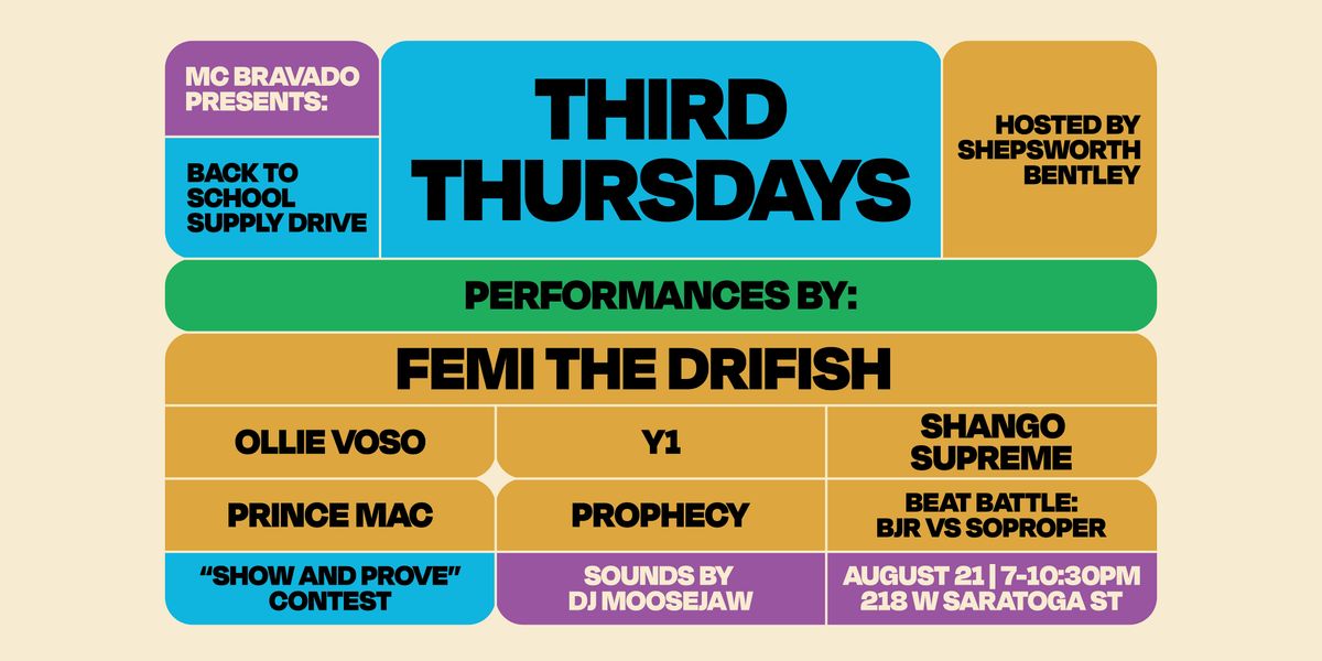 MC Bravado Presents: Third Thursdays at Maryland Art Place, 21 August | Event in Baltimore | AllEvents