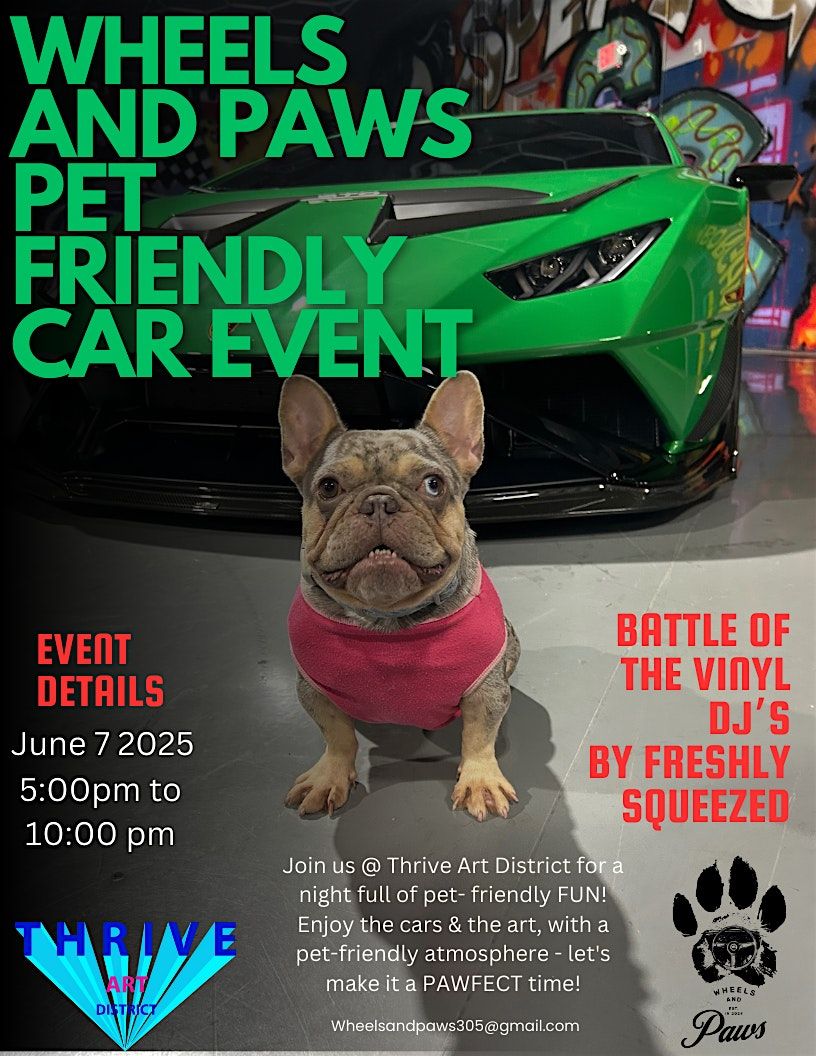 Wheels and Paws pet friendly car event, 7 June | Event in Fort Lauderdale | AllEvents