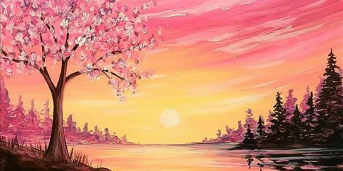Sunset Above the Lake - Paint and Sip by Classpop!™, 4 July | Event in San Antonio | AllEvents
