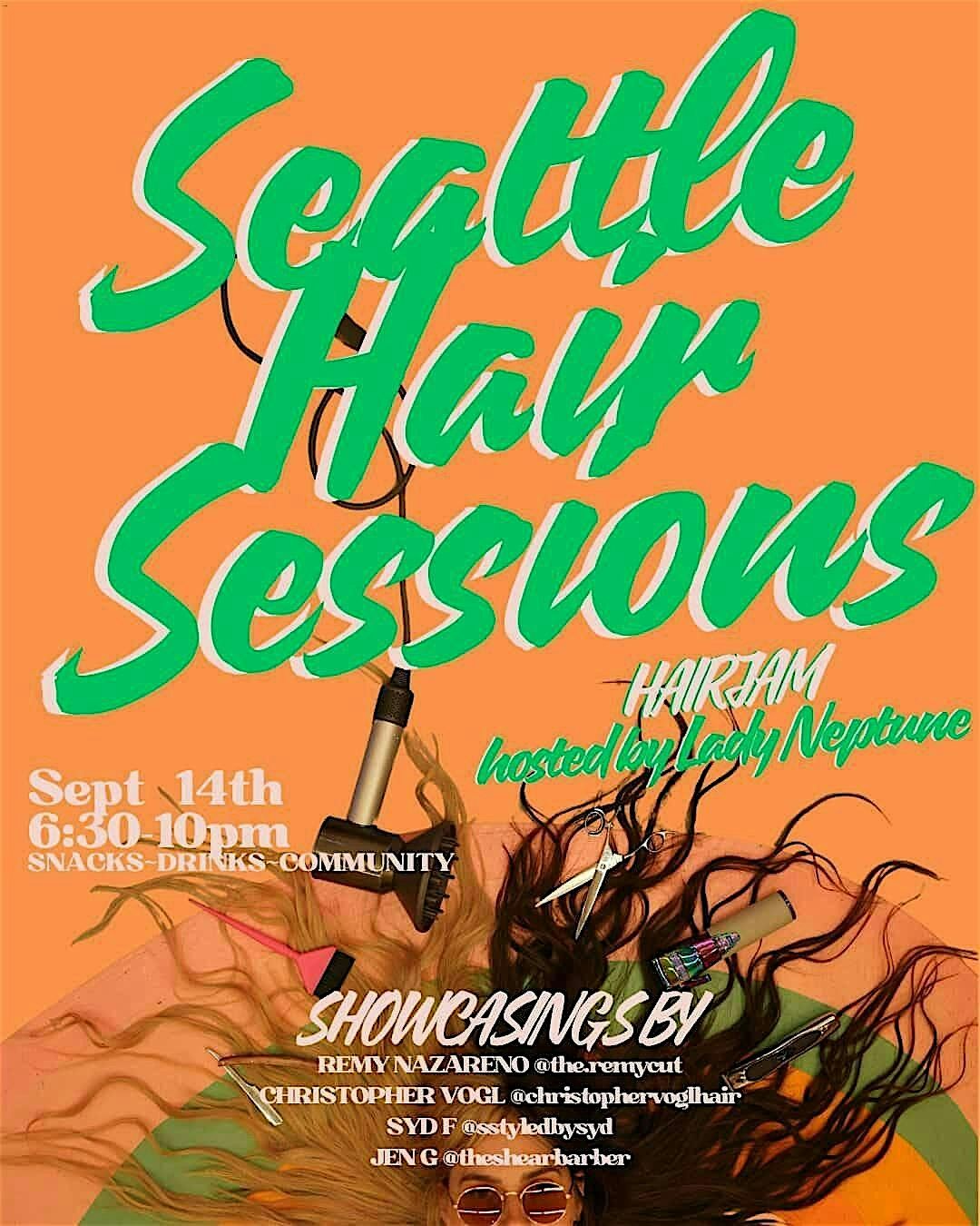 Seattle Hair Sessions  Hosted by Lady Neptune, 14 September | Event in Seattle | AllEvents