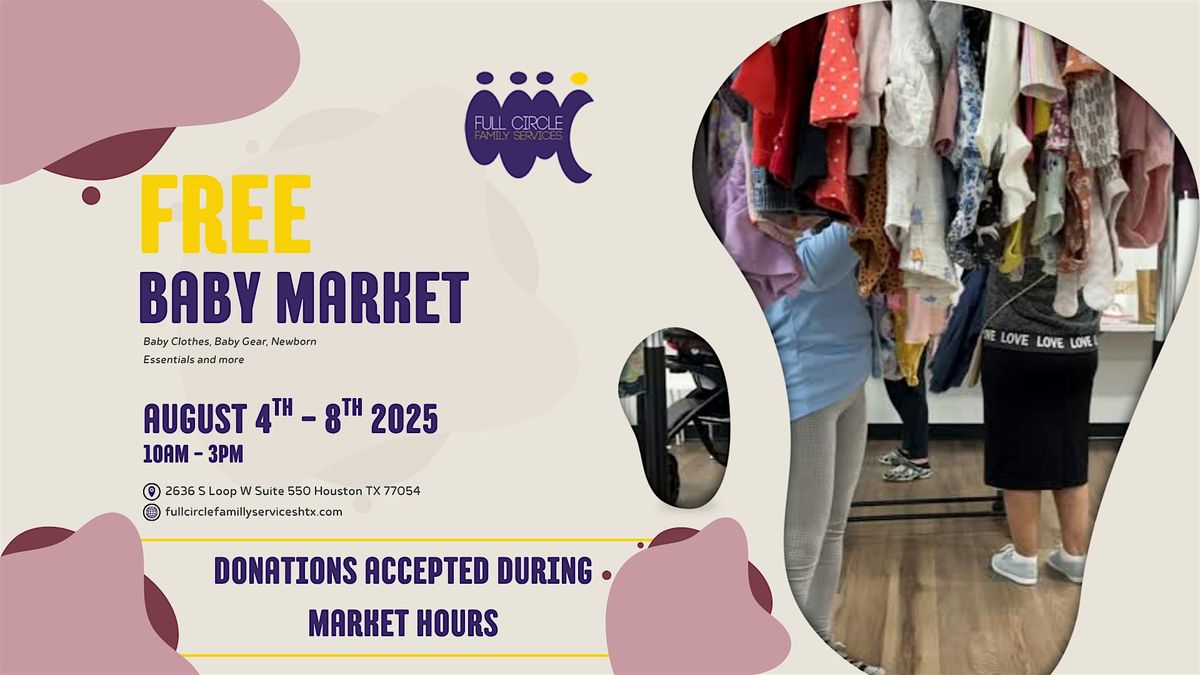 Free Baby Market, 4 August | Event in Houston | AllEvents
