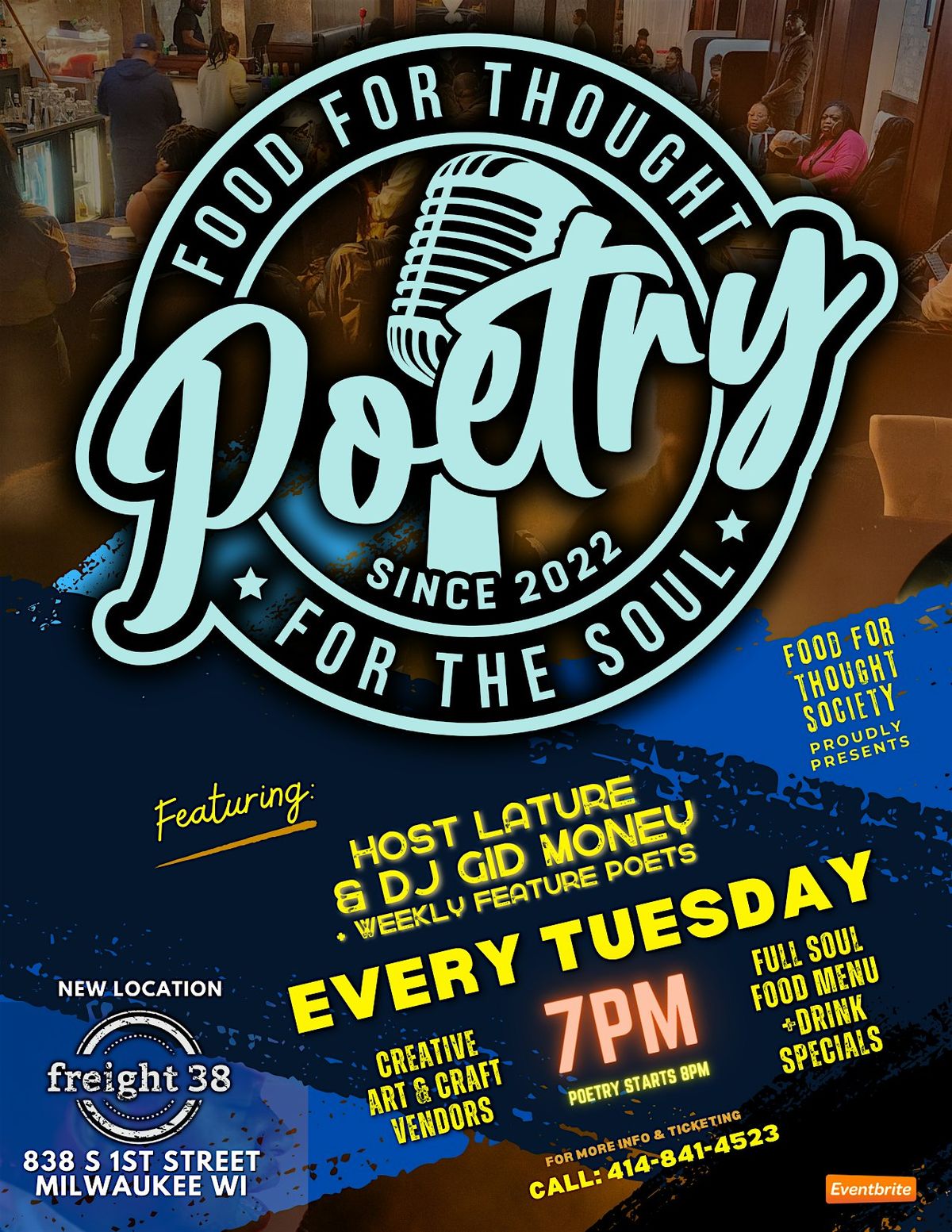 Poetry Night - Food For Thought Open Mic | Event in Milwaukee | AllEvents