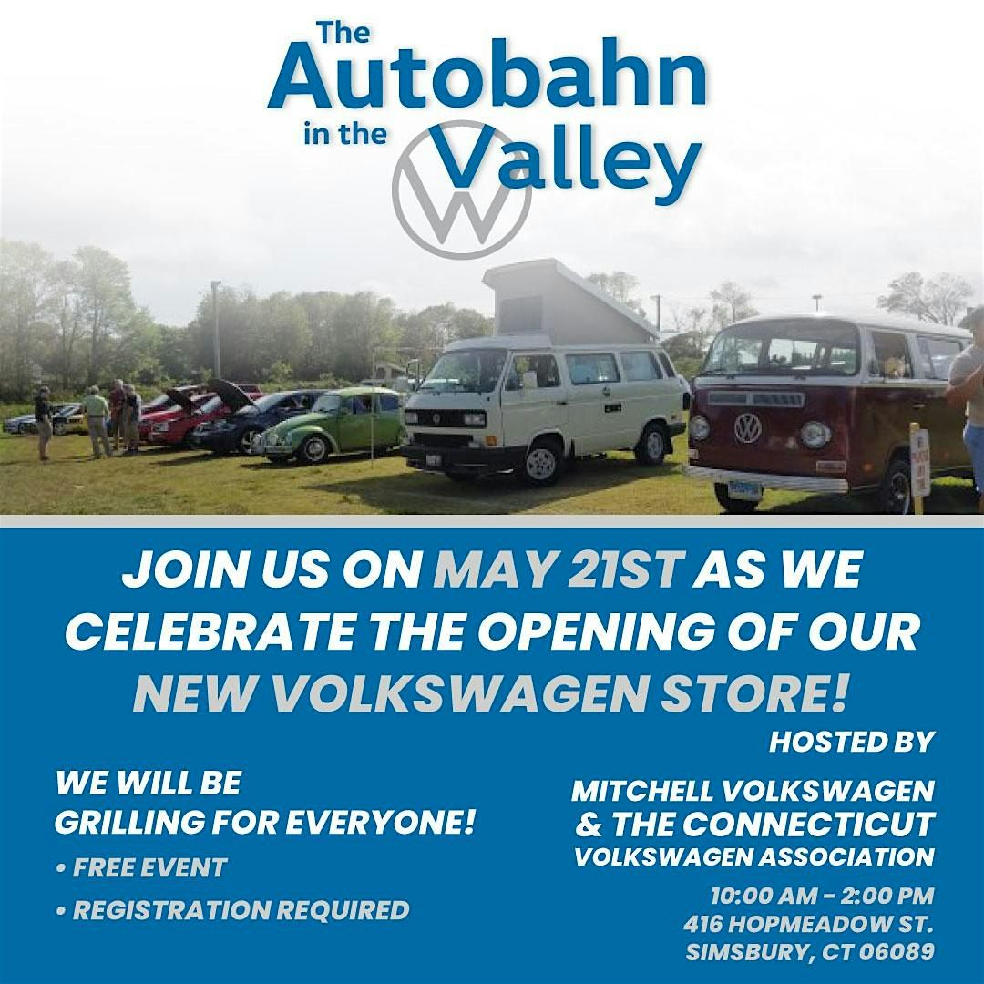 The 4th Annual Autobahn in the Valley - Presented by Mitchell Volkswagen, 17 May | Event in Simsbury | AllEvents