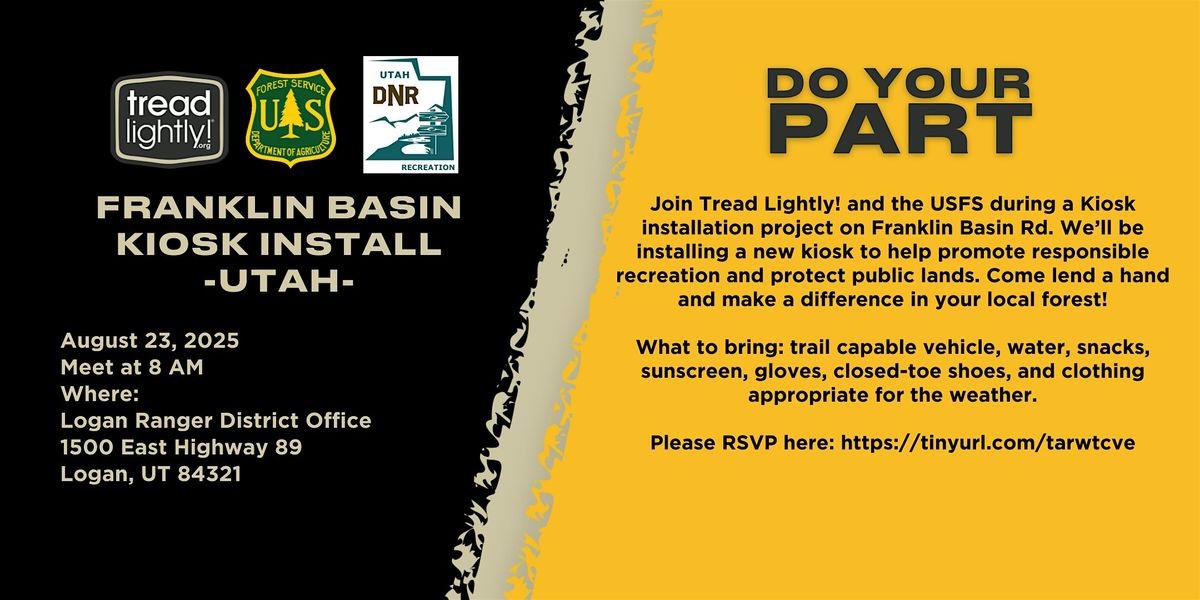 Franklin Basin Kiosk Installation, 23 August | Event in Logan | AllEvents