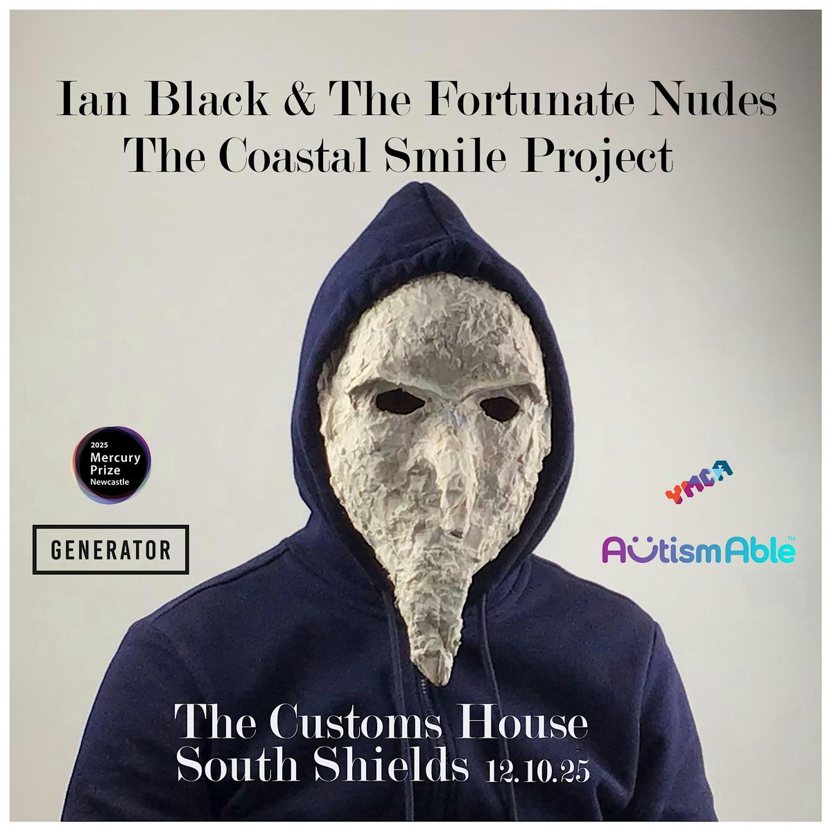 Mercury Awards Fringe  - Ian Black & The Fortunate Nudes + Coastal Smile, 12 October | Event in South Shields