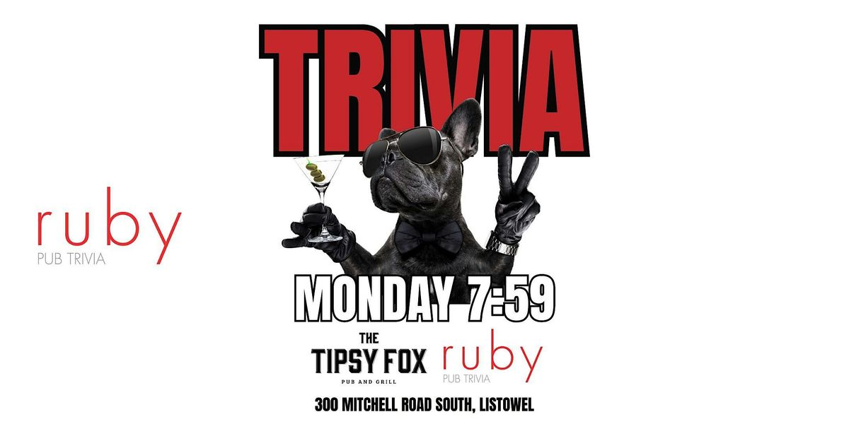 Monday Night Trivia at The Tipsy Fox in Listowel | Event in Listowel | AllEvents