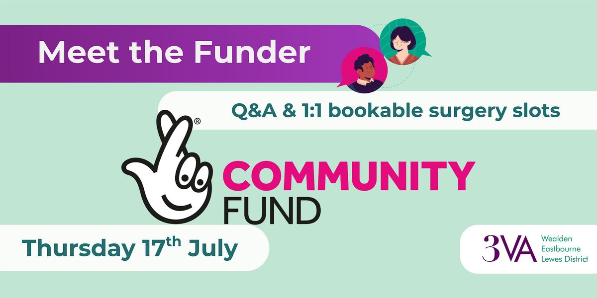 Meet the Funder - National Lottery Reaching Communities, 17 July | Event in Hailsham | AllEvents
