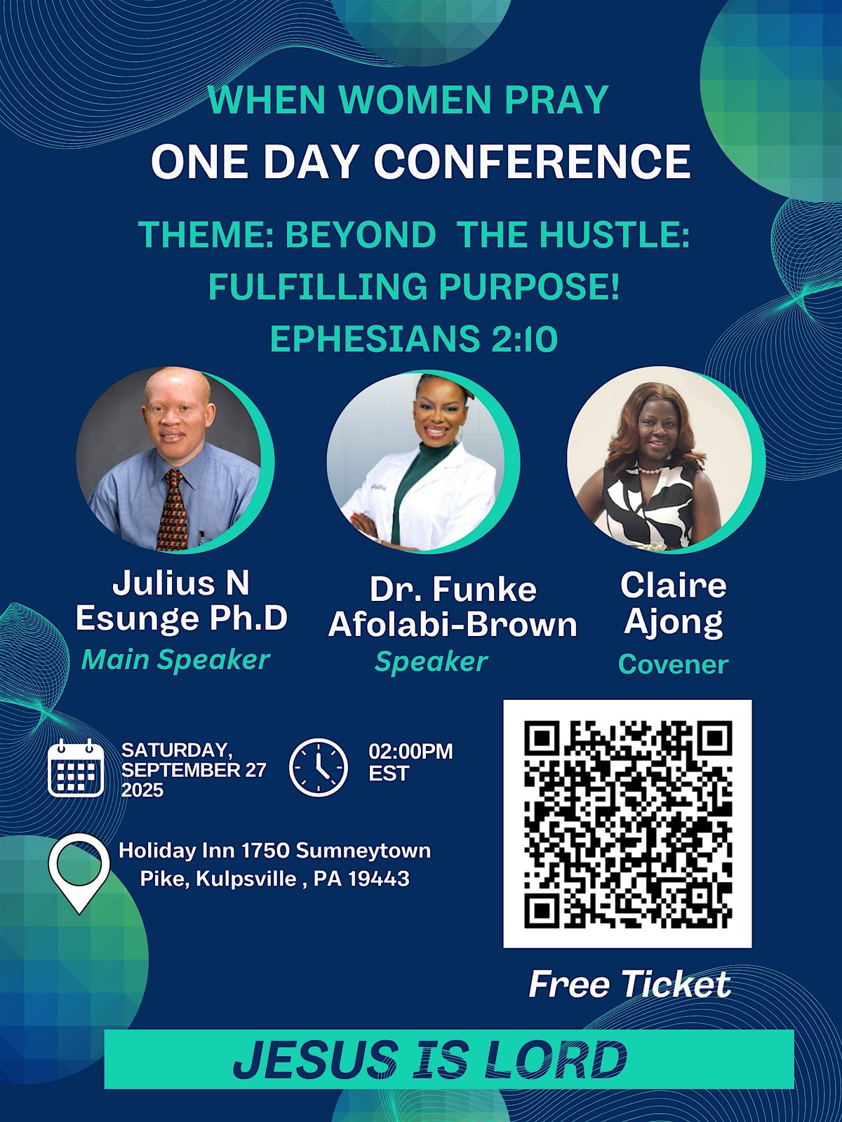 BEYOND THE HUSTLE: FULFILLING PURPOSE, 27 September | Event in Kulpsville | AllEvents