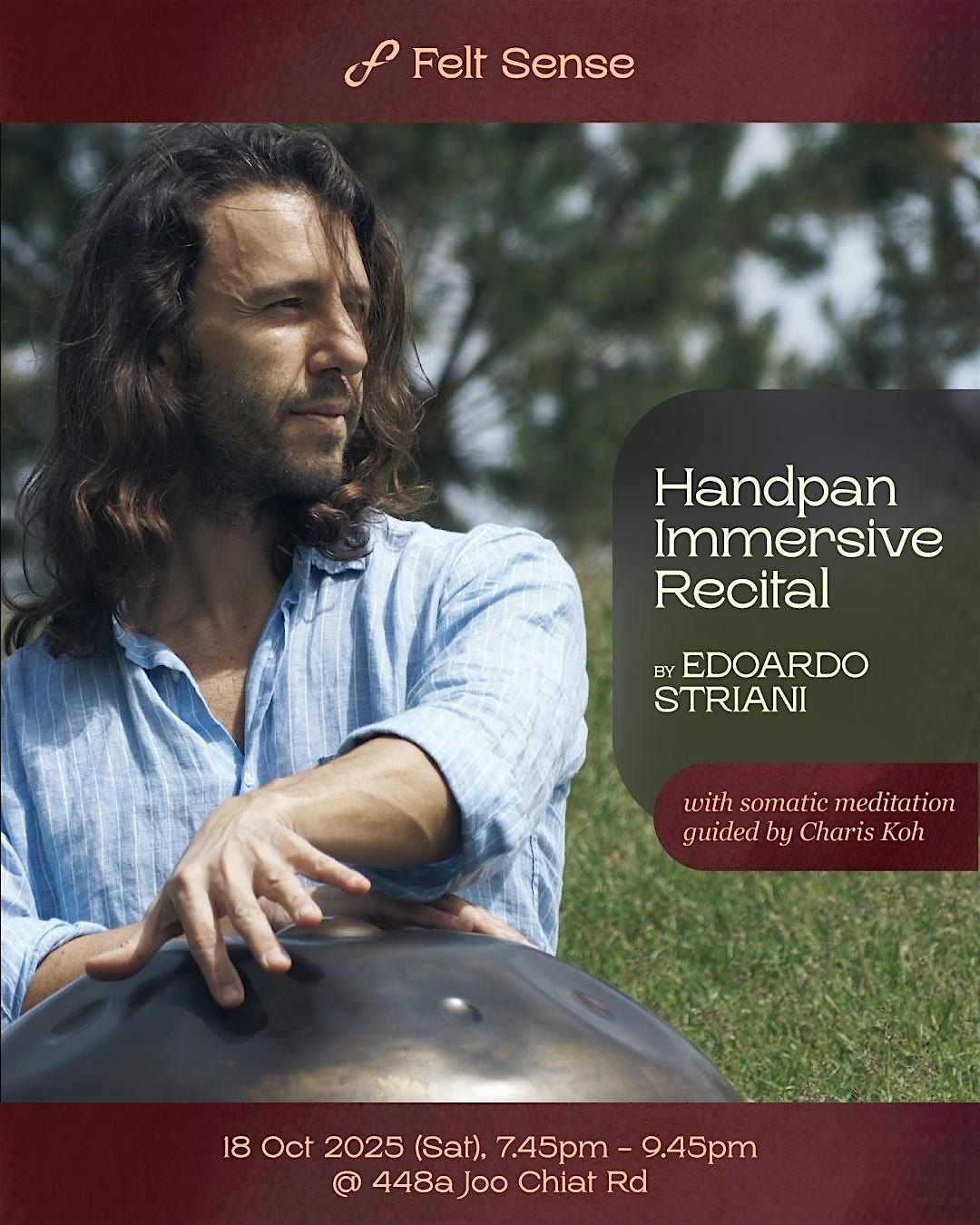 Handpan Immersive Recital, 18 October | Event in Bedok | AllEvents
