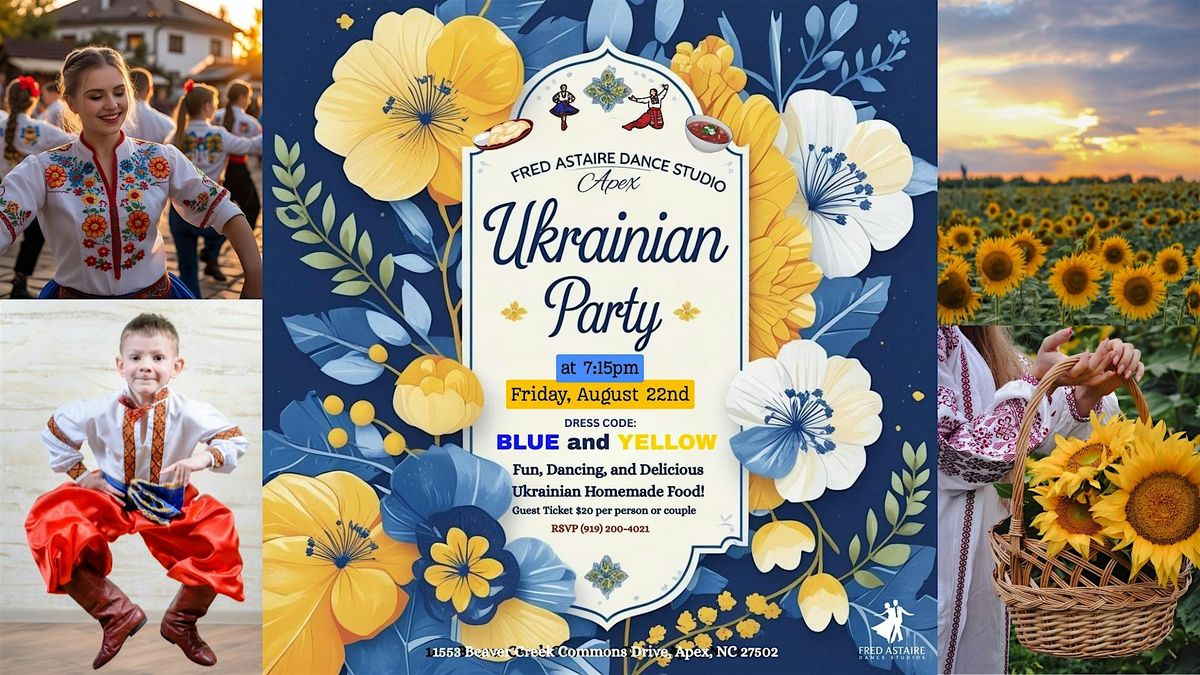 Ukrainian Dance Party, 22 August | Event in Apex | AllEvents