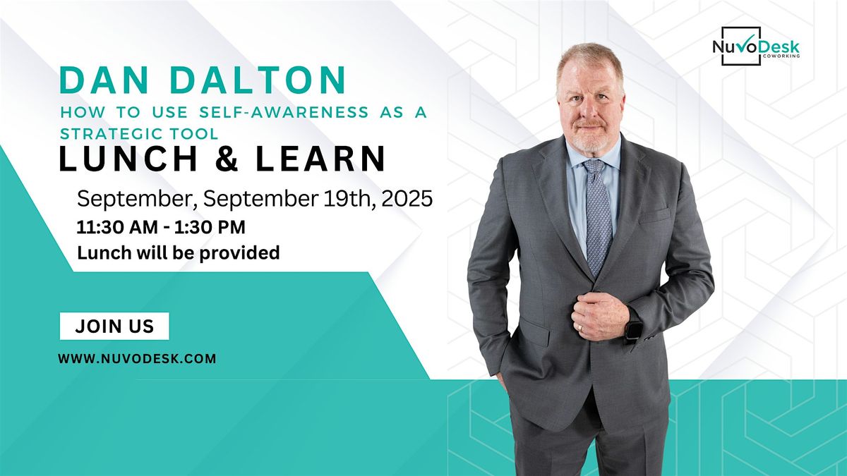 Lunch & Learn: How to use Self-Awareness as a Strategic Tool, 19 September | Event in Arlington | AllEvents