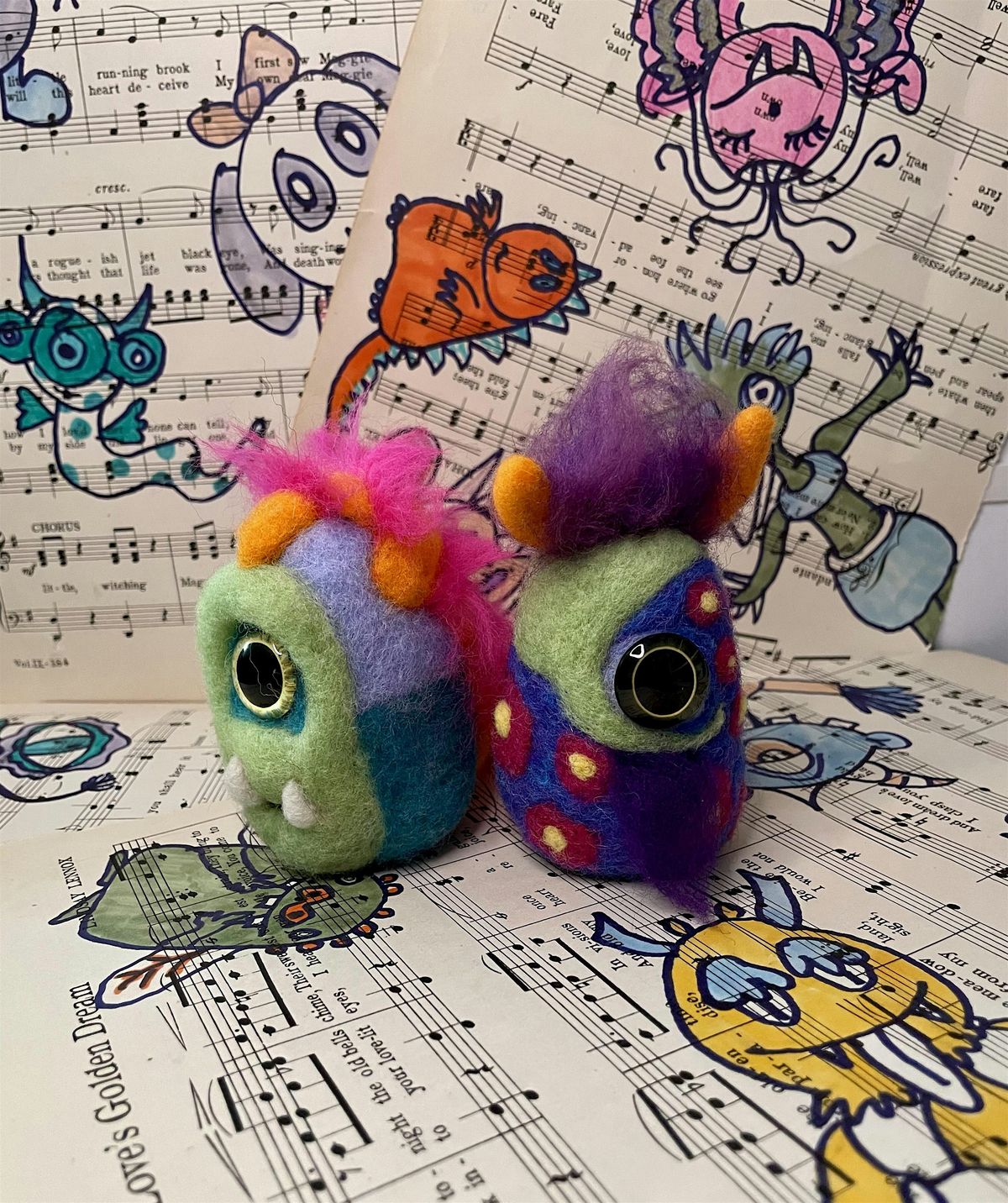 Needle Felting Class - Loveable Monster at Swan Island Dahlias, 5 September | Event in Canby | AllEvents