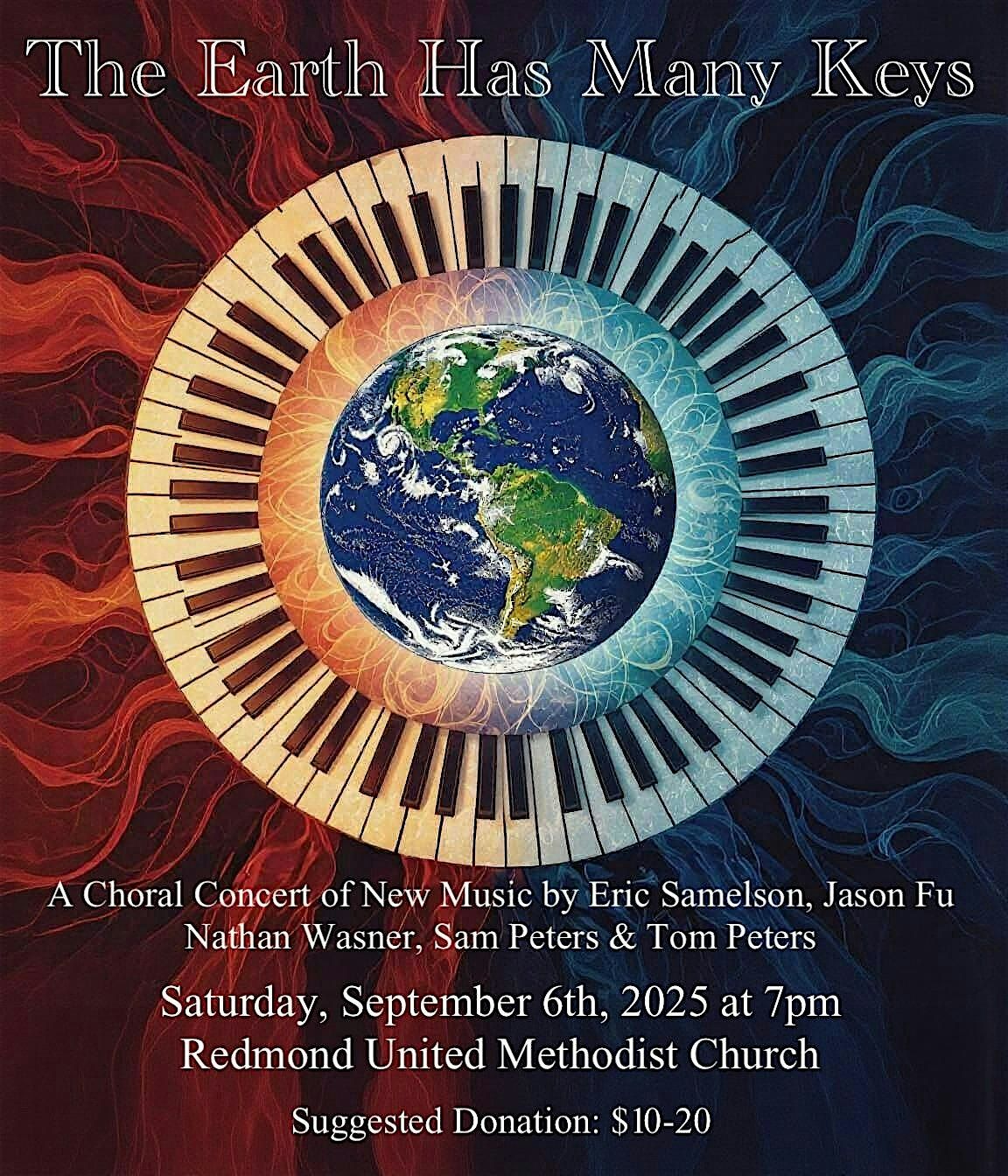 The Earth Has Many Keys, 6 September | Event in Redmond | AllEvents
