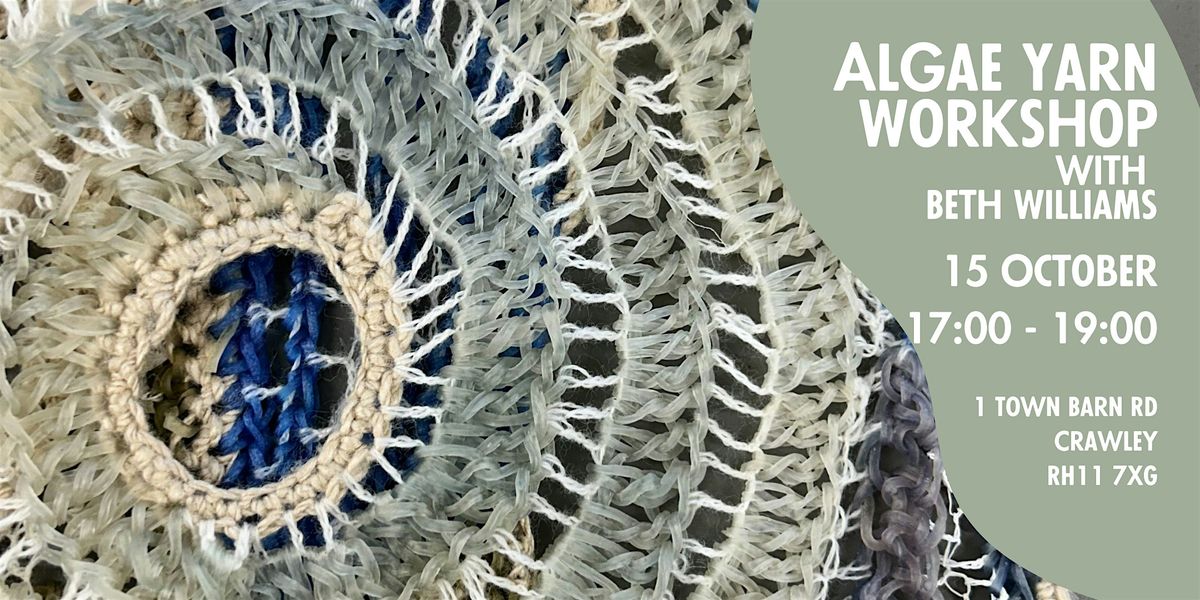 Algae Yarn Workshop with Beth Williams, 15 October | Event in Crawley | AllEvents