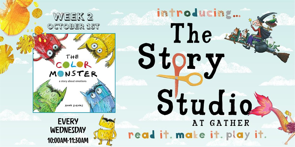 The Story Studio at Gather Week 2: The Color Monster, 1 October | Event in Walnut Creek | AllEvents