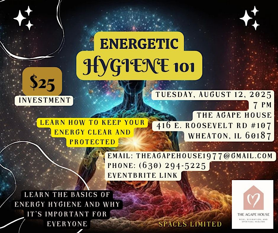 Energetic Hygiene 101, 12 August | Event in Wheaton | AllEvents