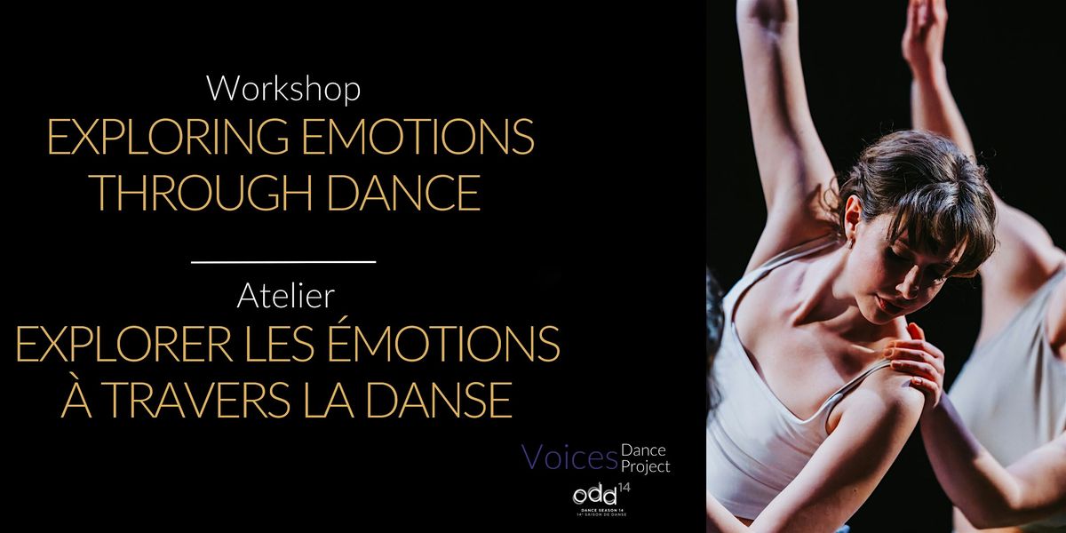 Exploring Emotions Through Dance | Explorer les émotions à travers la danse, 22 September | Event in Ottawa