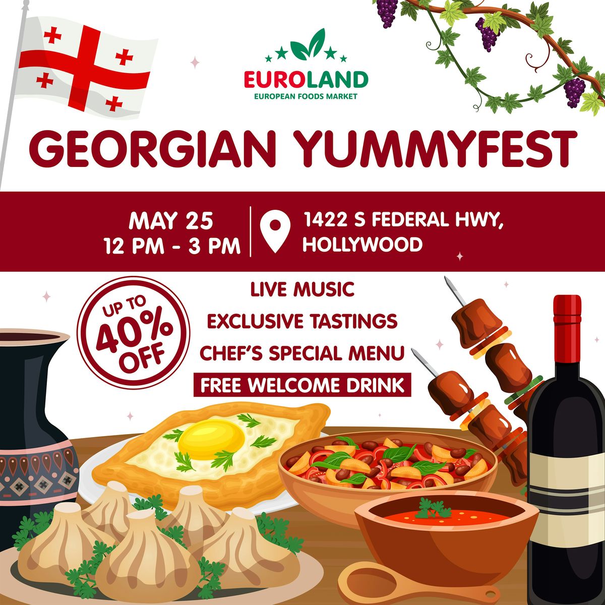 Euroland Georgian YummyFest in HOLLYWOOD, 25 May | Event in Hollywood | AllEvents
