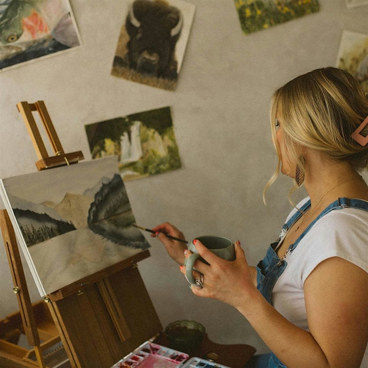 Landscape Watercolor Class w/ Wild Bloom Art & Design | Event in Rapid City | AllEvents