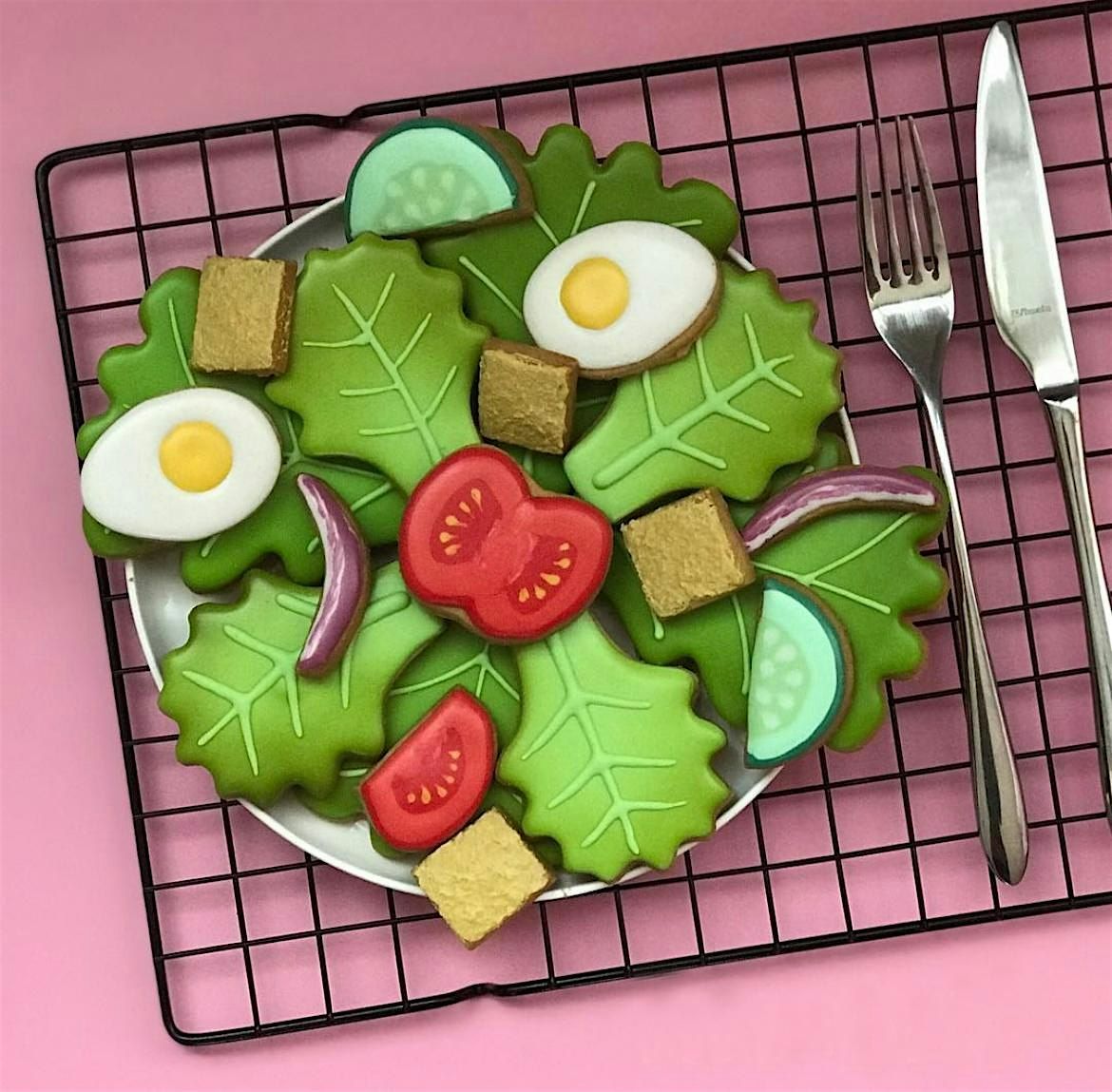 Lettuce Decorate Cookies - Salad Cookie Decorating Class with Mandy Metts, 28 August | Event in Denton | AllEvents