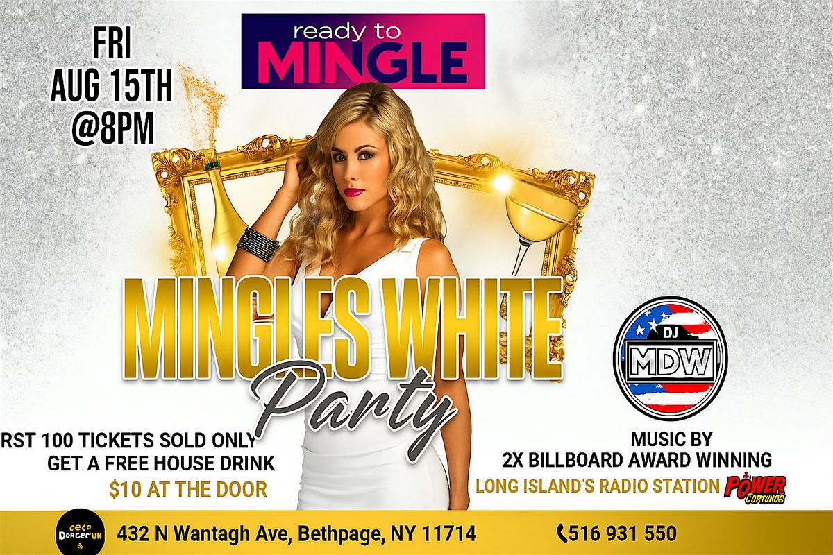 39 + Ready to Mingle White Party, 15 August | Event in Bethpage | AllEvents