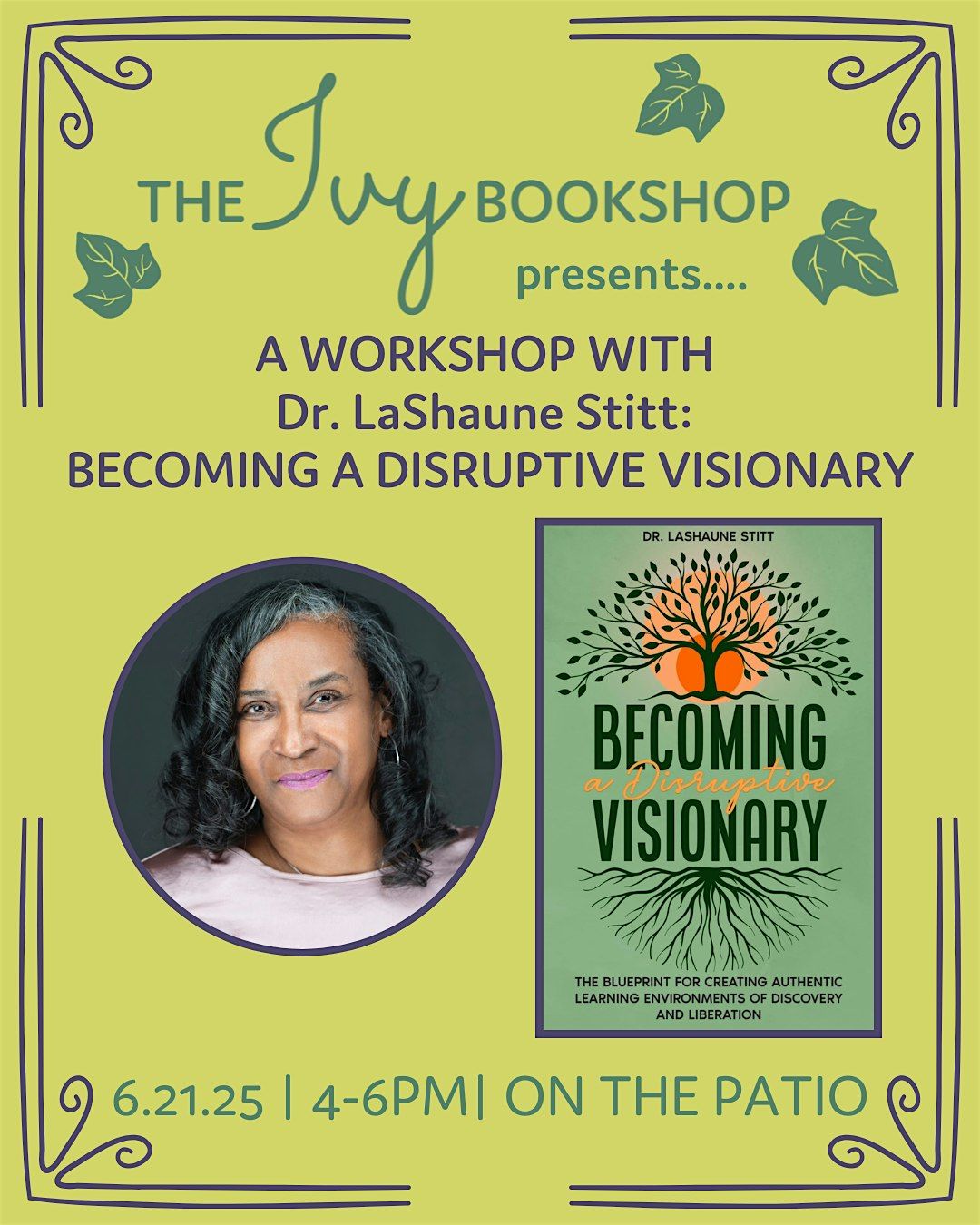 Workshop with Dr. LaShaune Stitt: BECOMING A DISRUPTIVE VISIONARY | Event in Baltimore | AllEvents