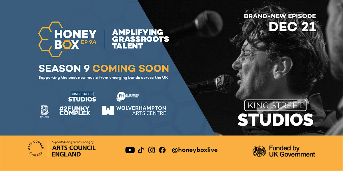 Honey Box Live Season 9 Episode 4, 21 December | Event in Newcastle-under-Lyme | AllEvents