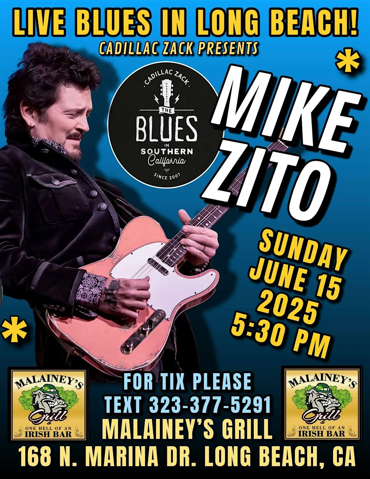 MIKE ZITO - Blues-Rock Great in Long Beach!, 15 June | Event in Long Beach | AllEvents