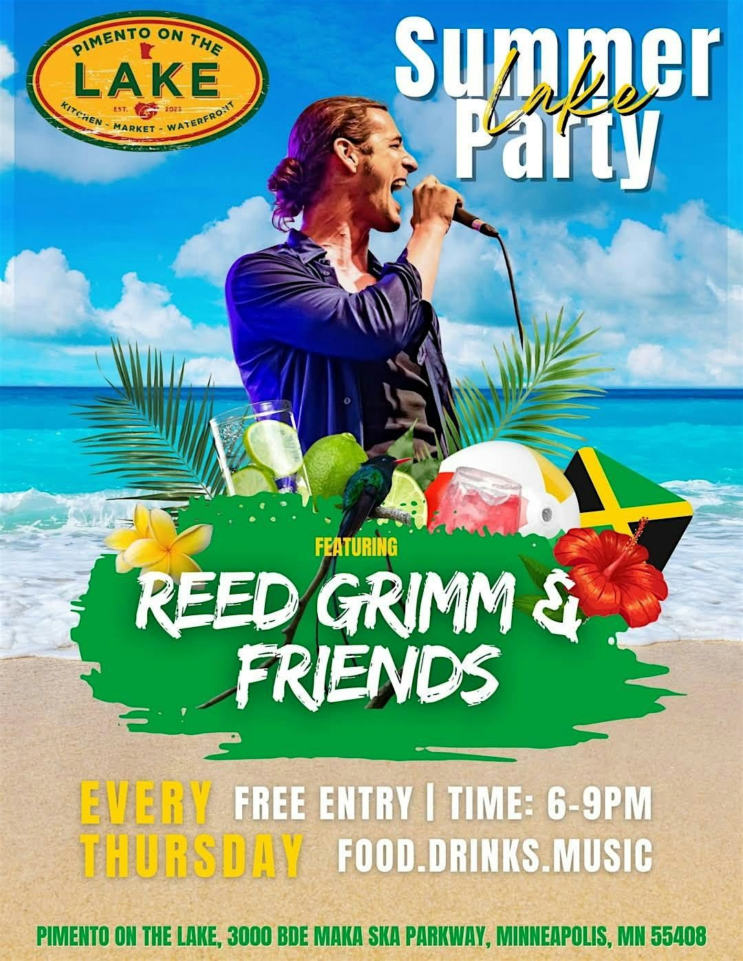 Reed Grimm & Friends | Pimento on the Lake | Event in Minneapolis | AllEvents