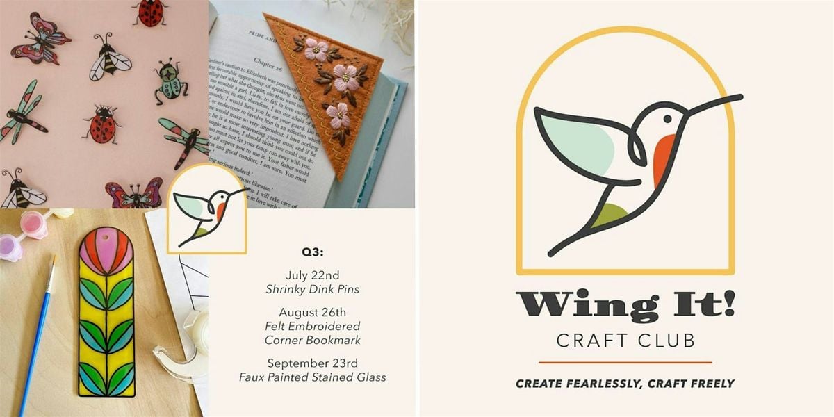 Wing It! Craft Club - Rewind, 30 August | Event in Phoenix | AllEvents