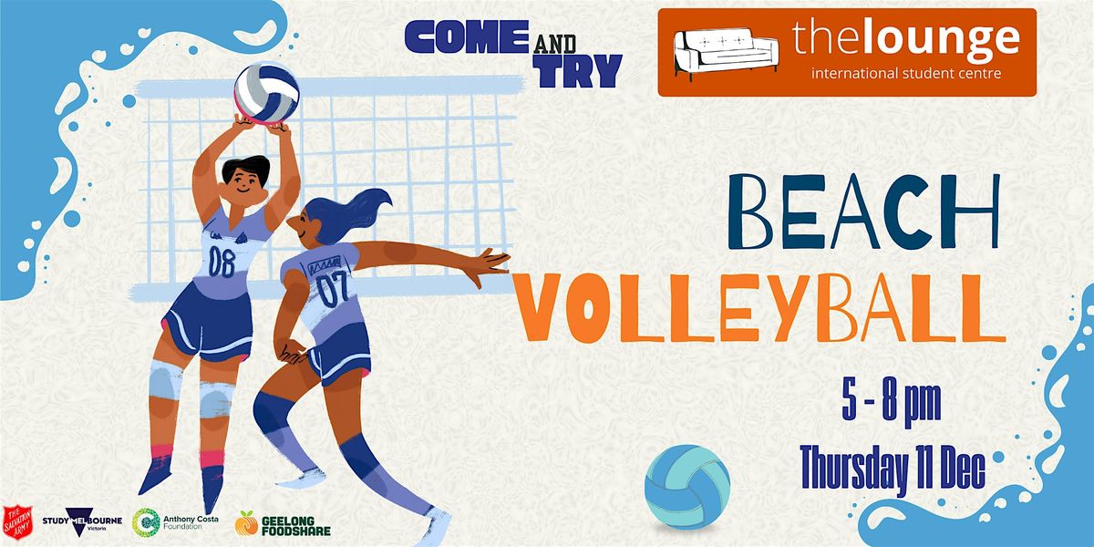 Come and Try: Beach Volleyball, 11 December | Event in Geelong | AllEvents