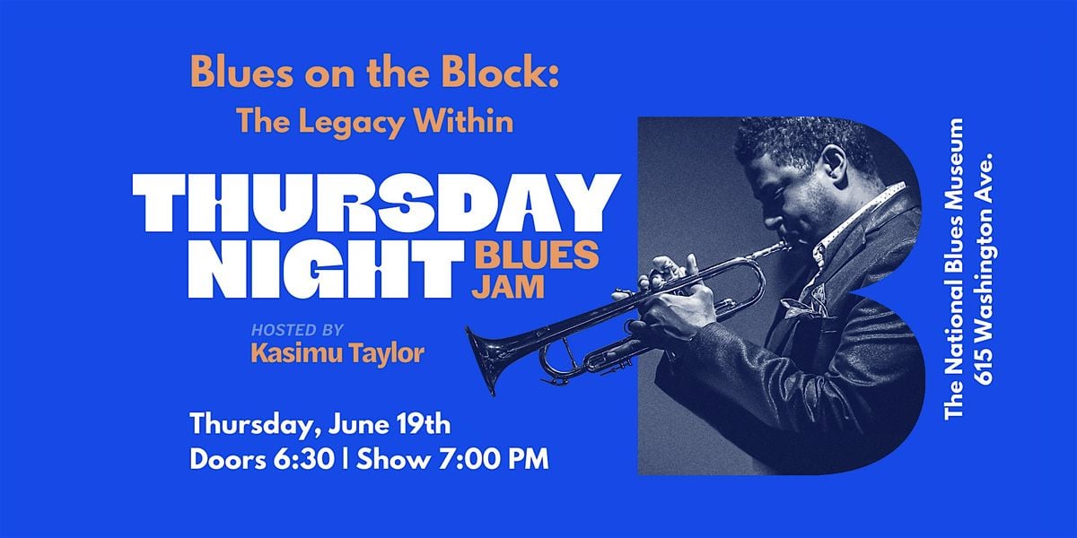 Juneteenth Blues Jam with Kasimu Taylor, 19 June | Event in St. Louis | AllEvents
