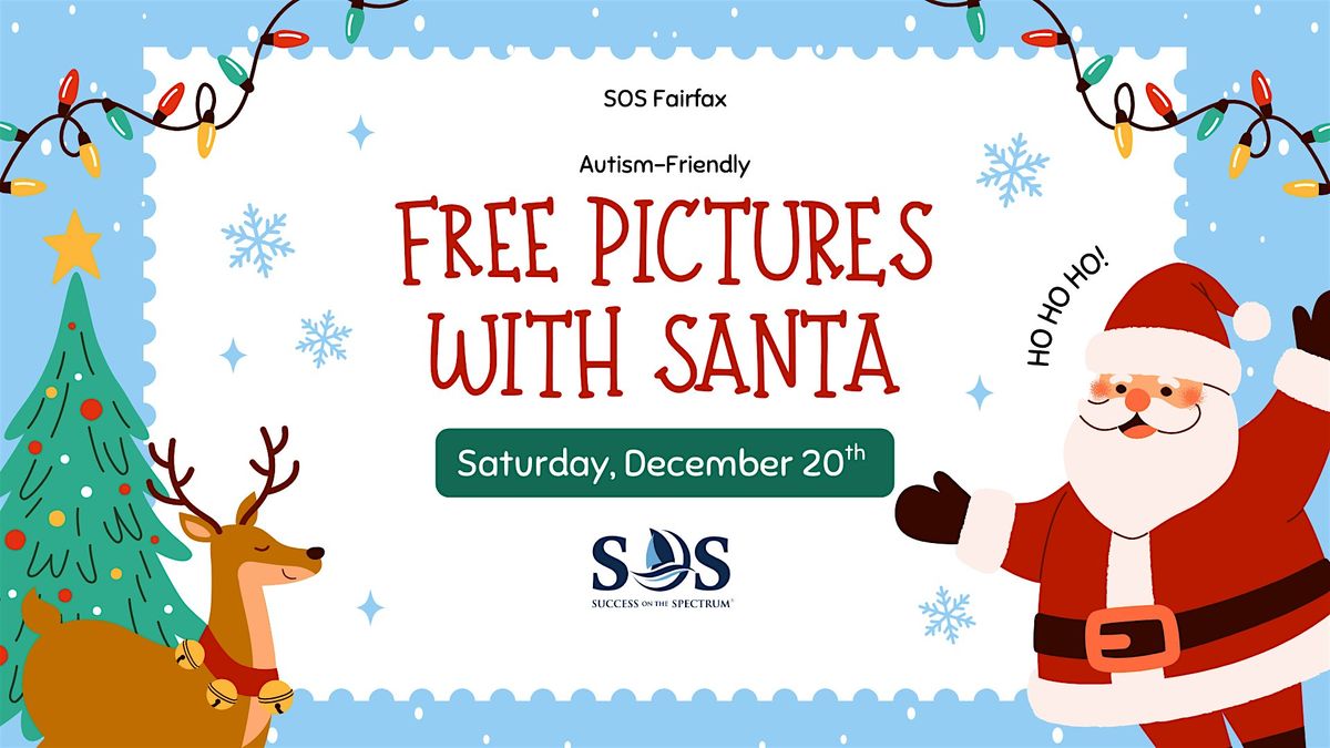 Autism-Friendly Free Pictures With Santa, 20 December | Event in Fairfax | AllEvents