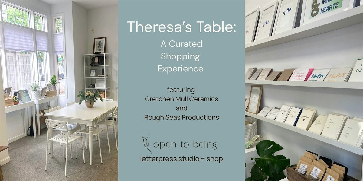 Theresa's Table: A Curated Shopping Experience at Open to Being, 6 December | Event in Arlington | AllEvents