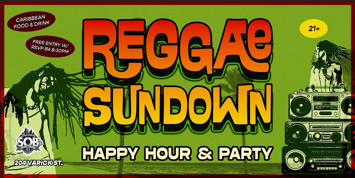 Reggae Sundown Yaadstyle: Happy Hour & Party, 13 August | Event in New York | AllEvents